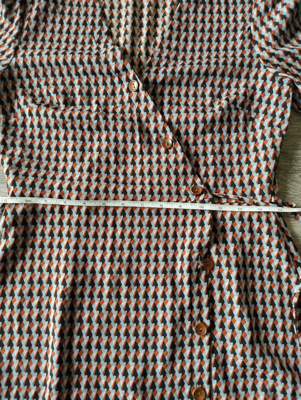 Dress Forum Los Angeles Houndstooth Wrap Dress - Picture 9 of 11